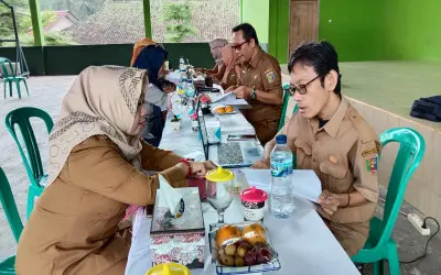 Rapat Koordinasi dan Rekonsiliasi dana BOS Tahun 2022 di SMK Yaditama Sidomulyo