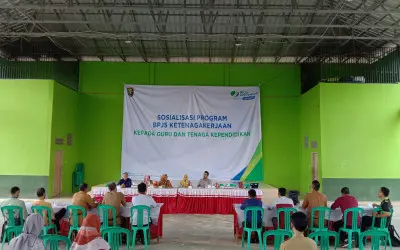 Sosialisasi BPJS Ketenagakerjaan untuk Guru dan Tenaga Kependidikan di SMK Yaditama Tahun 2022